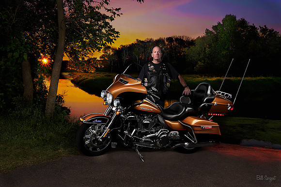 After - "A Harley named Jack Daniel"